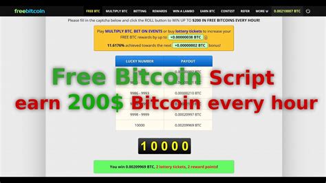 free bitcoin script.